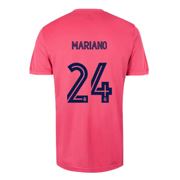 Camiseta Real Madrid Segunda NO.24 Mariano 2020-2021 Rosa